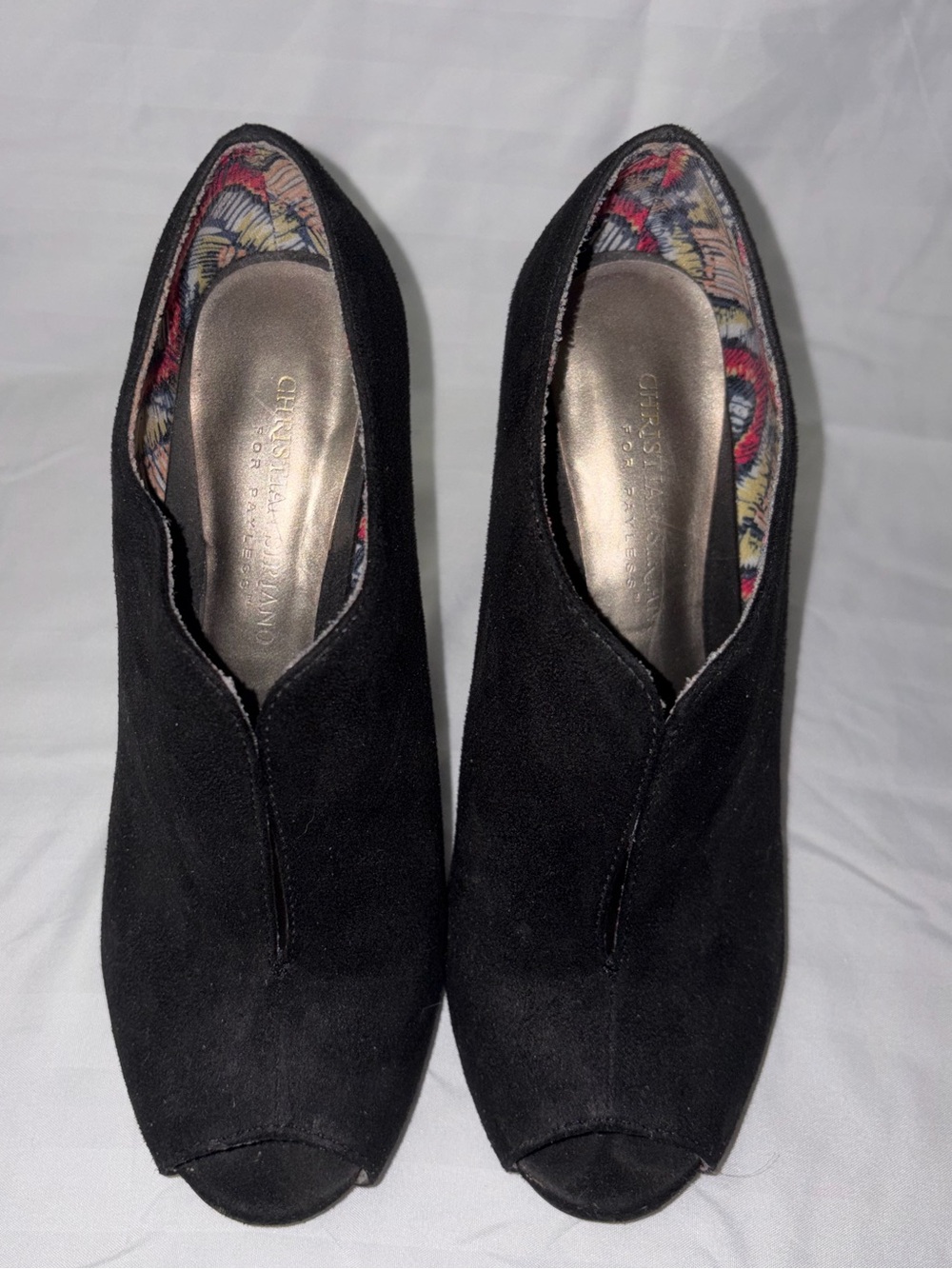 Christian Siriano Velvet High Heels